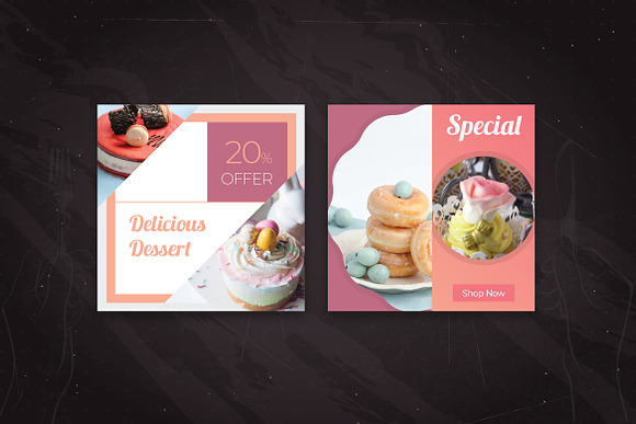 Promotional Bakery Social Media Pack in Instagram Templates - product preview 2