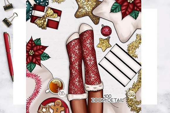 Christmas Scene Illustration in Illustrations - product preview 2