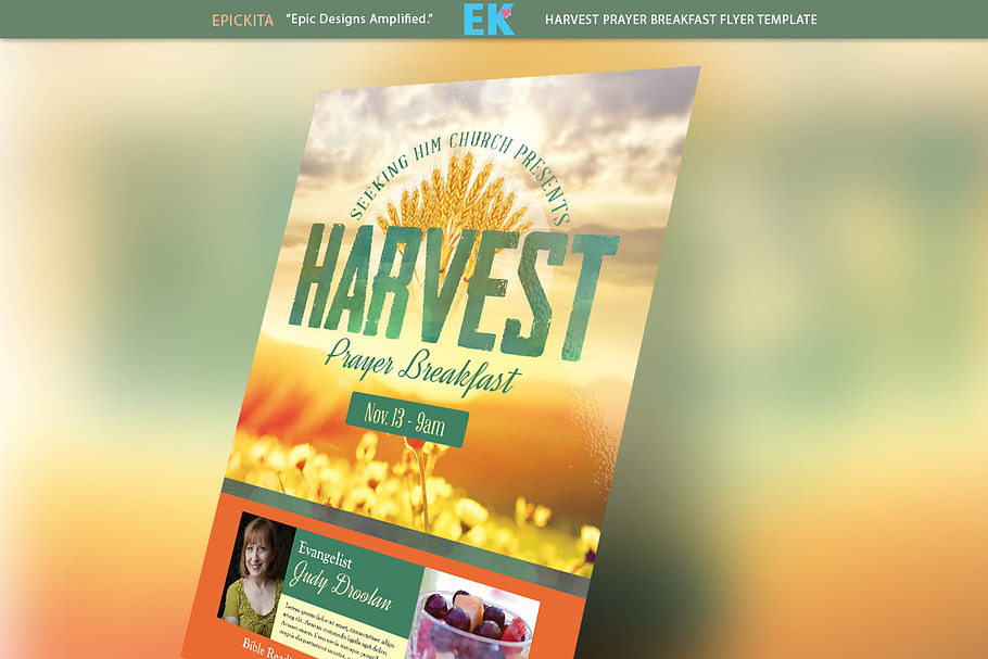 Harvest Prayer Breakfast Flyer