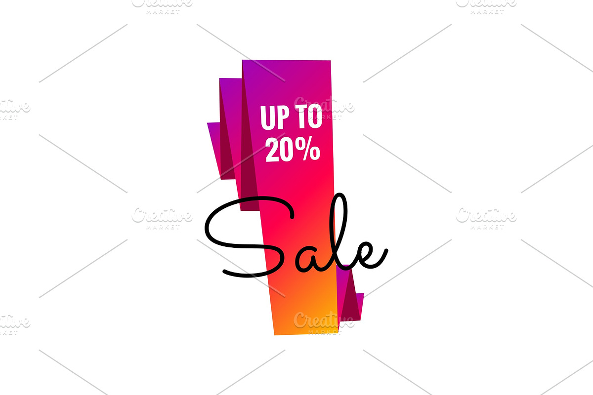 Sale banner design template in Illustrations - product preview 8