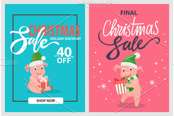 Final Christmas Sale Pigs and