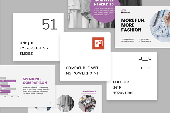 Fashion Shop PowerPoint Presentation in PowerPoint Templates - product preview 1
