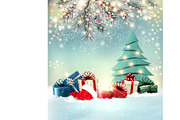 Christmas holiday background Vector