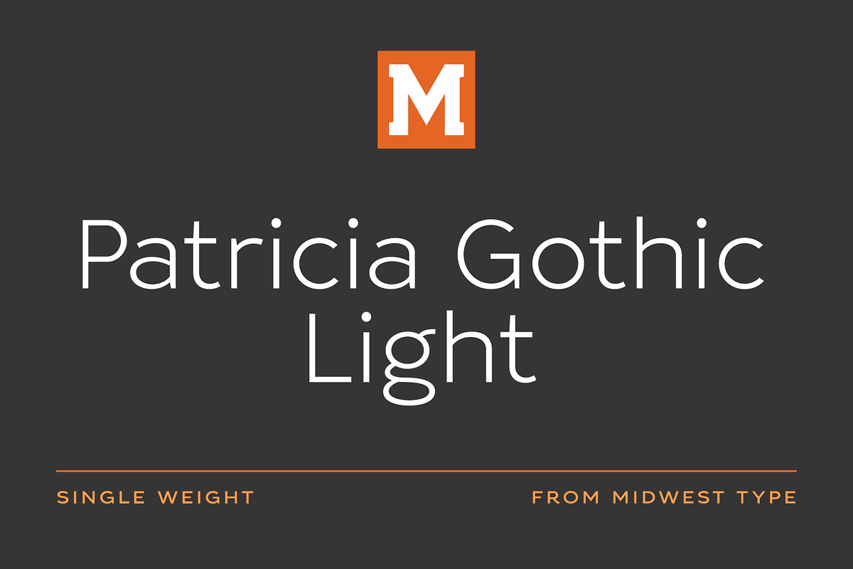 Patricia Gothic Light in Gothic Fonts - product preview 8