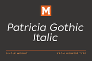 Patricia Gothic Regular Italic