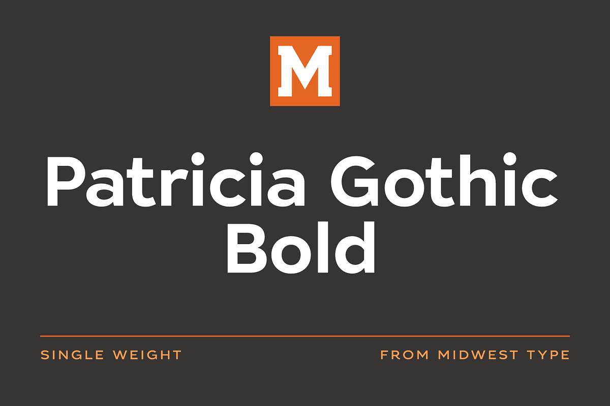 Patricia Gothic Bold in Gothic Fonts - product preview 8