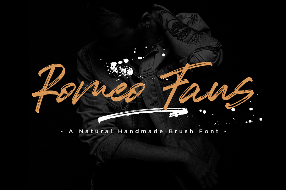 Romeo Fans / Natural Handmade Brush in Blackletter Fonts - product preview 8