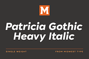 Patricia Gothic Heavy Italic