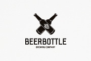 Beer Bottle Logo Template