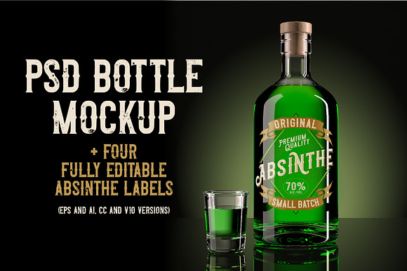 Original Absinthe Layered Font in Blackletter Fonts - product preview 4