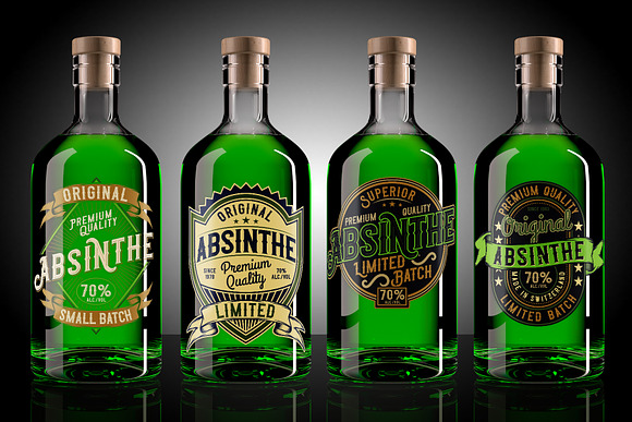 Original Absinthe Layered Font in Blackletter Fonts - product preview 5