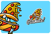 pizza skate - Mascot & Esport Logo