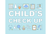 Children check up concepts banner