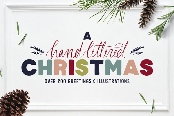 A Hand Lettered Christmas Kit
