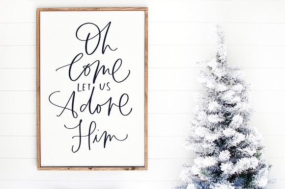 A Hand Lettered Christmas Kit in Illustrations - product preview 2