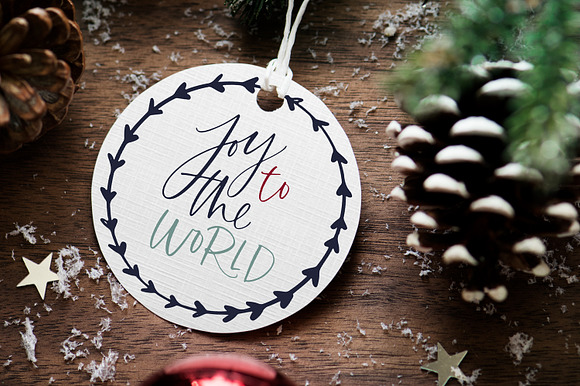 A Hand Lettered Christmas Kit in Illustrations - product preview 5