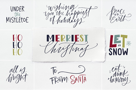 A Hand Lettered Christmas Kit in Illustrations - product preview 10
