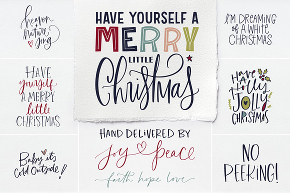 A Hand Lettered Christmas Kit in Illustrations - product preview 11