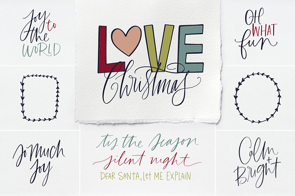 A Hand Lettered Christmas Kit in Illustrations - product preview 12