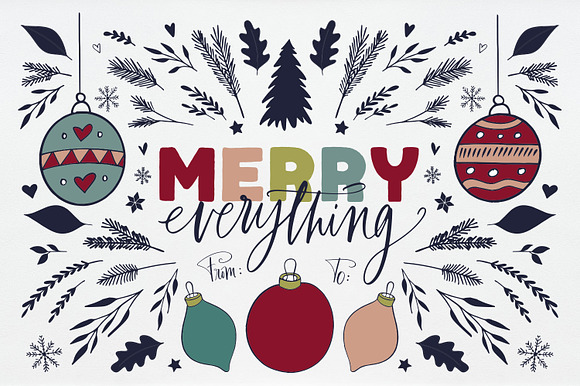 A Hand Lettered Christmas Kit in Illustrations - product preview 14