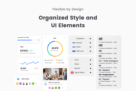 Square Dashboard UI Kit (NEW UPDATE) in UI Kits and Libraries - product preview 7