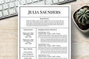 Classic Resume Template - MS Word