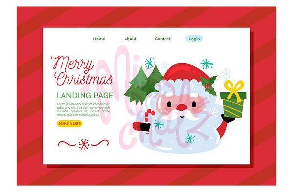 Christmas Landing Page