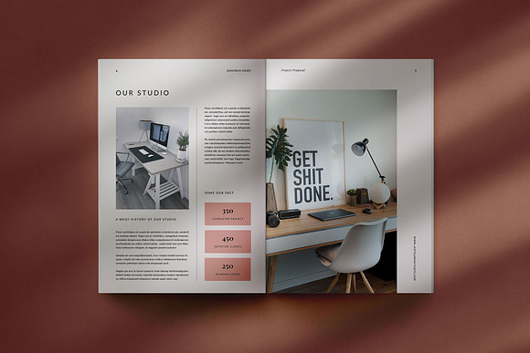 studio proposal in Brochure Templates - product preview 2