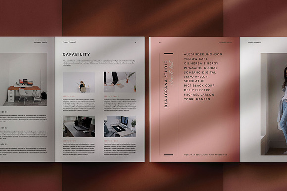studio proposal in Brochure Templates - product preview 5