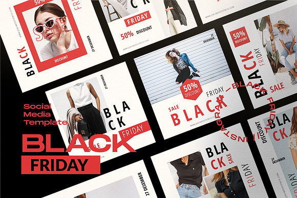 Black SALE!! - Social Media Template in Instagram Templates - product preview 4