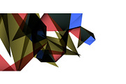 Triangle geometric background in