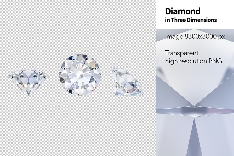 Diamond in Three Dimensions