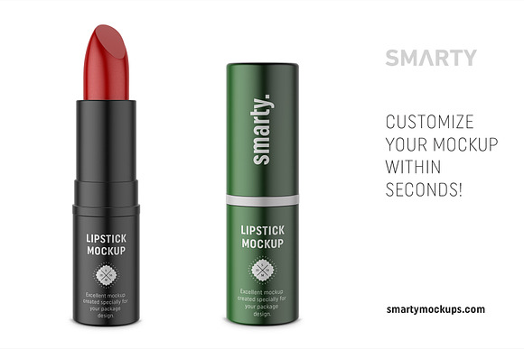 Matt lipstick mockup in Product Mockups - product preview 2