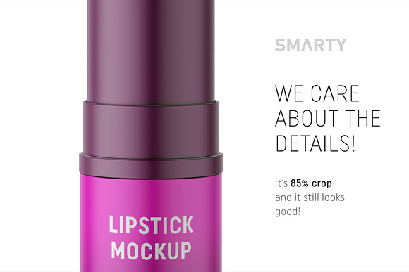 Matt lipstick mockup in Product Mockups - product preview 3