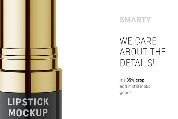 Glossy lipstick mockup in Product Mockups - product preview 3