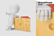 3D Small People - Cheese