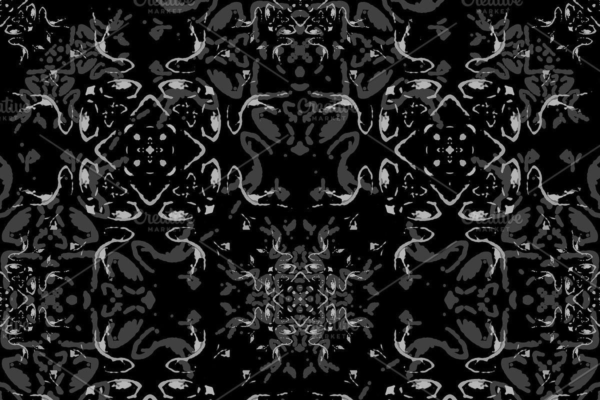 Black and White Decorative Ornate Se in Patterns - product preview 8