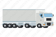 Logistics Semi Truck Big Rig Concept