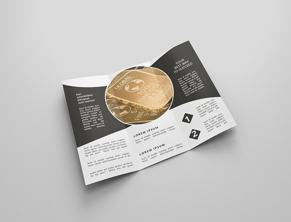 Finance Tri-fold Brochures in Brochure Templates - product preview 1