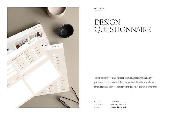 Pitch Deck and Questionnaire in Presentation Templates - product preview 2