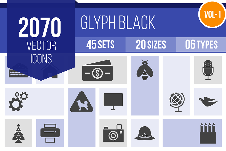 2070 Glyph Icons (V1)