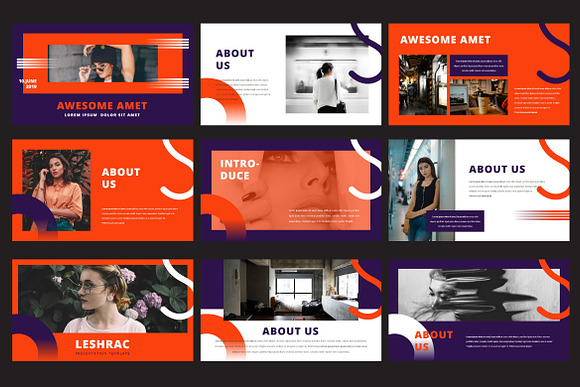 Leshrac - Lookbook Powerpoint in PowerPoint Templates - product preview 3