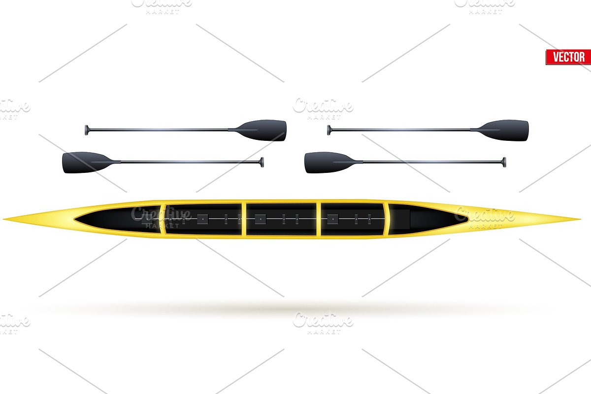 Sprint Four Canoe in Illustrations - product preview 8
