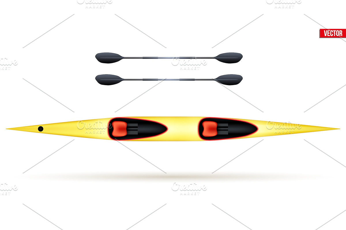 Sprint Double Kayak in Illustrations - product preview 8