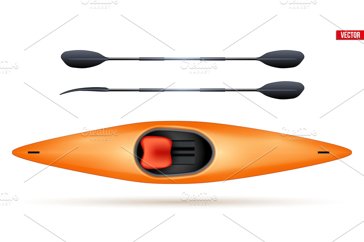 Slalom Single Kayak in Illustrations - product preview 8