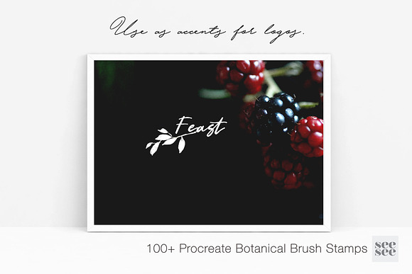 100+ Botanical Procreate Brush Stamp in Add-Ons - product preview 2