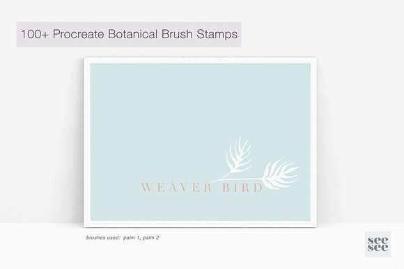 100+ Botanical Procreate Brush Stamp in Add-Ons - product preview 6