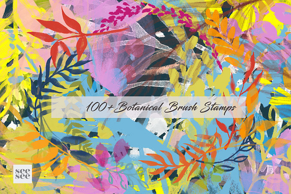 100+ Botanical Procreate Brush Stamp in Add-Ons - product preview 10