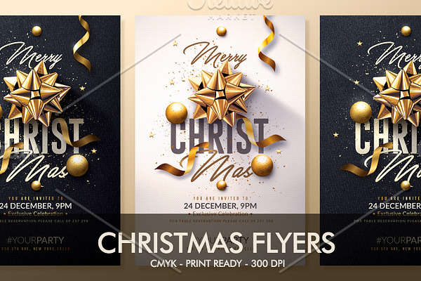 Christmas Invitation - Flyer PSD