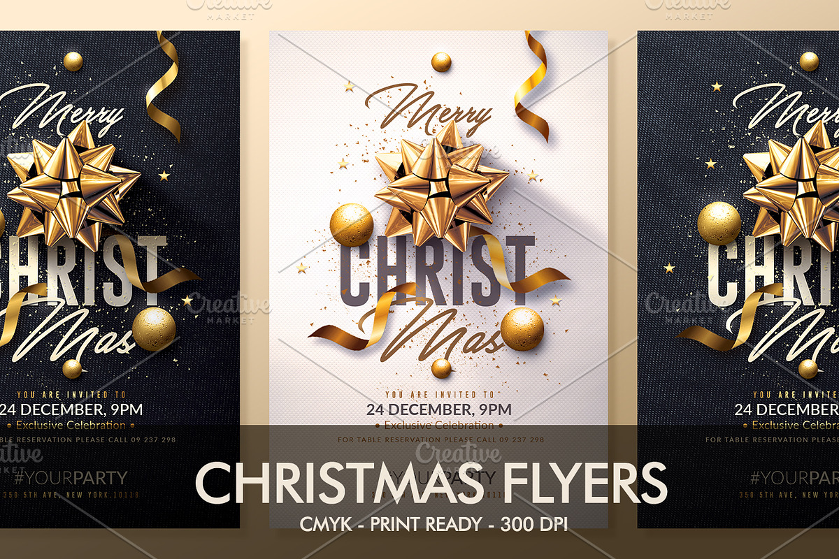 Christmas Invitation - Flyer PSD in Flyer Templates - product preview 8